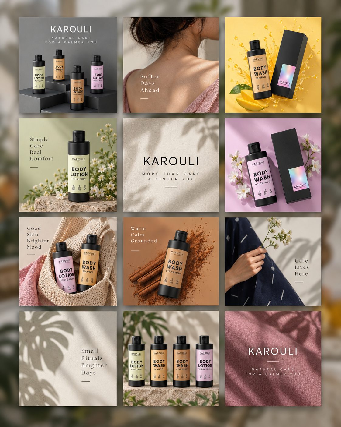 Kapsule social media content design